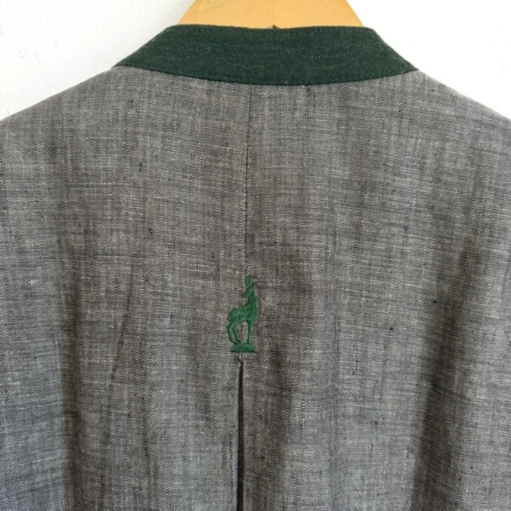 Lodenfrey Austrian Linen Jacket Loden Style‎ Blazer Made in Austria L